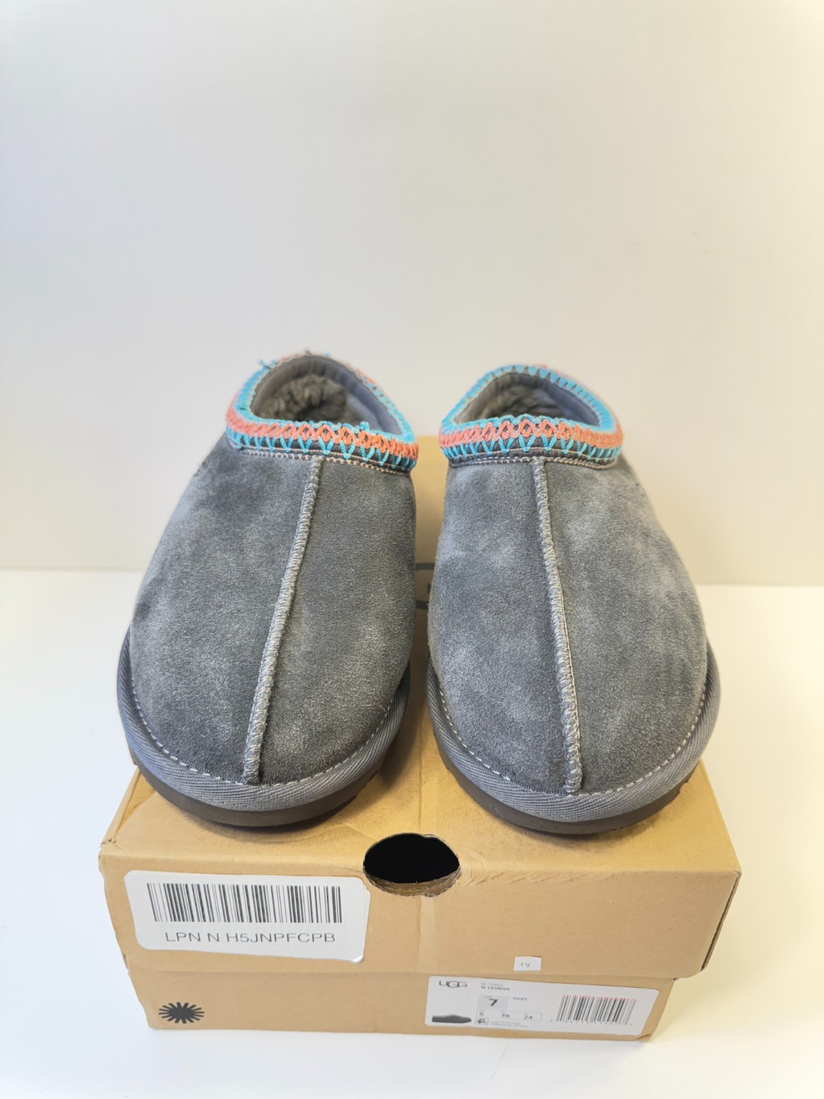 14. Ugg Womens Tasman Slip On Grey-US 7