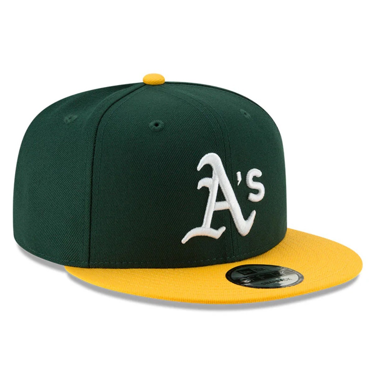 Brand New 9FIFTY Baseball Cap – MLB Oakland Athletics Basic 2 Tone Snapback Hat