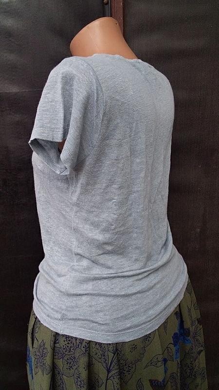 Maddison Gray Owl Applique Pattern T-shirt Size S