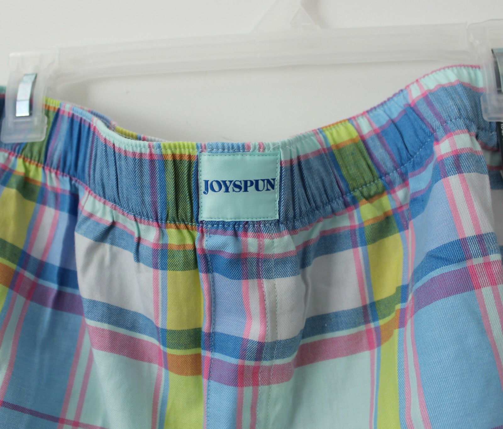 Joyspun Womens Woven Pajama Boxer UK Baby Jade Multisize NWT
