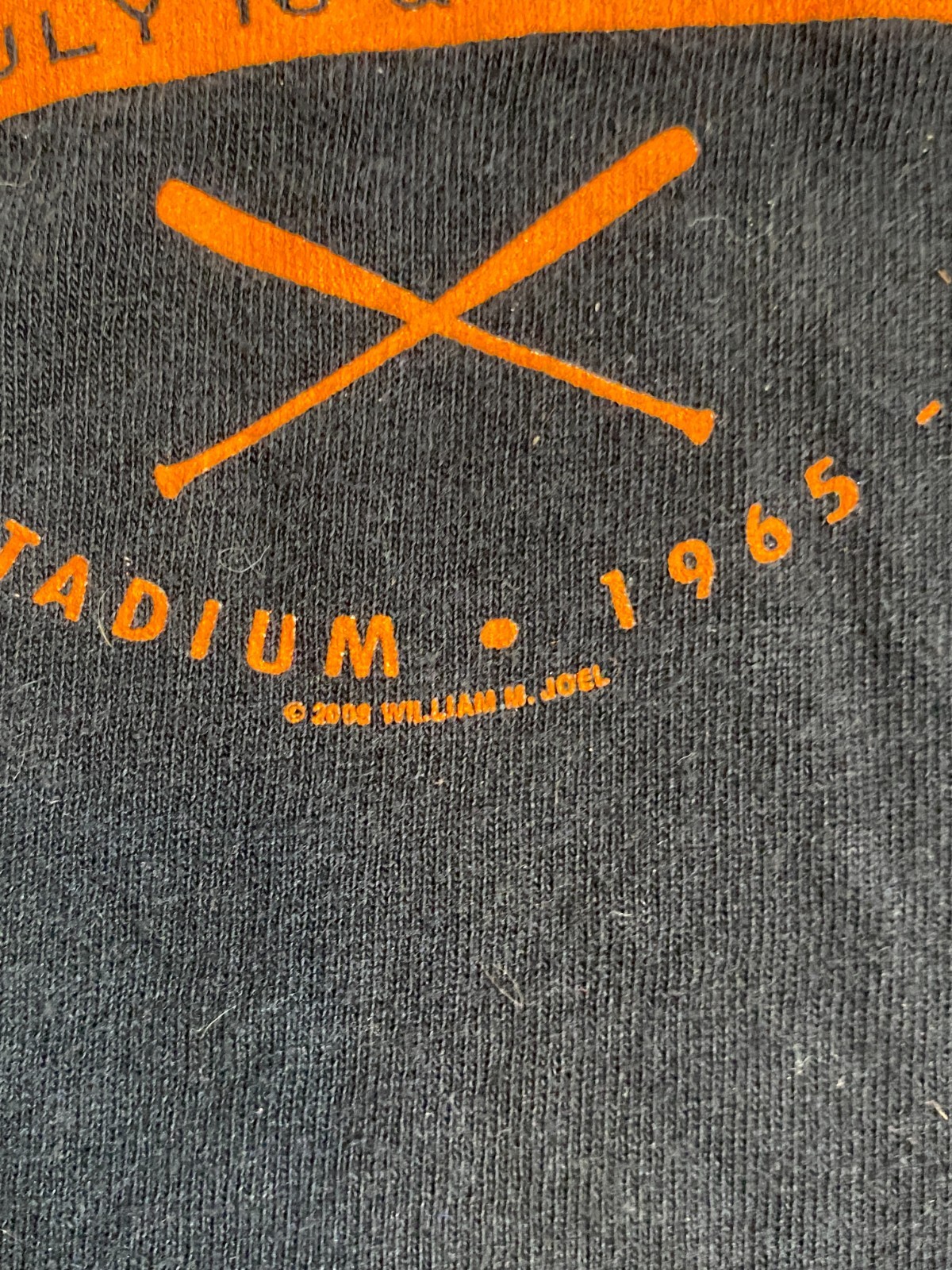 Vintage – Billy Joel – The Last Play At Shea Stadium – T Shirt – NY Mets – Large