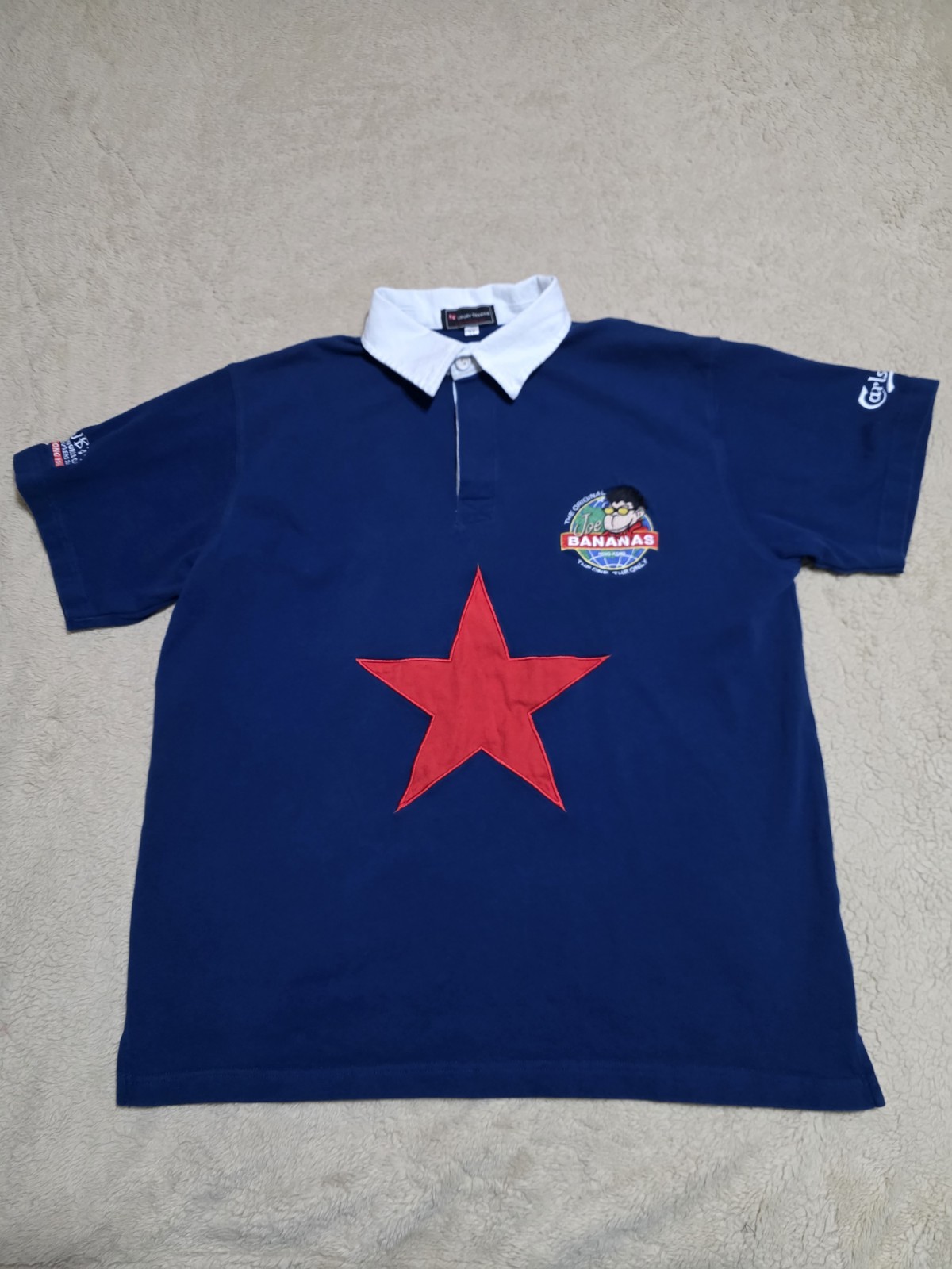 Vintage Joe Bananas Hong Kong Rugby World Cup Sevens 2005 Shirt Mens XL Polo