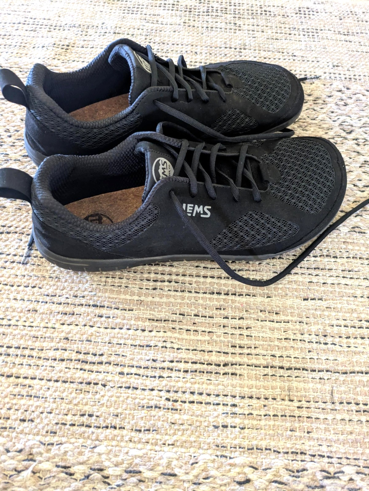 Lems Primal 3 Men’s Size 13 Minimalist Sneakers Shoes, Black Mesh