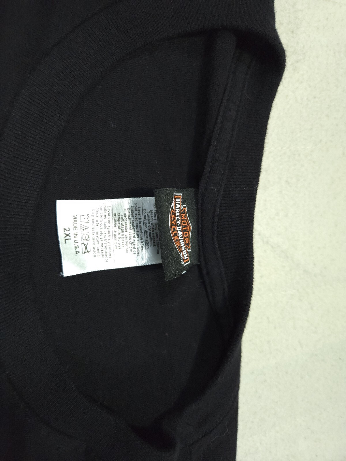 Harley Davidson Shirt Mens 2XL Black Freedom Trike Auburn MA Graphic Tee USA