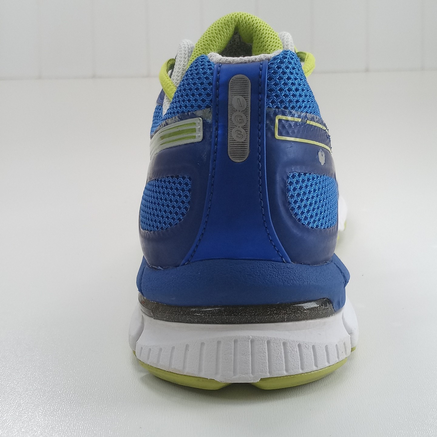 Asics Gel-Neo33 Men’s Running Shoes Blue Lime Green T222N Sneakers Size 10