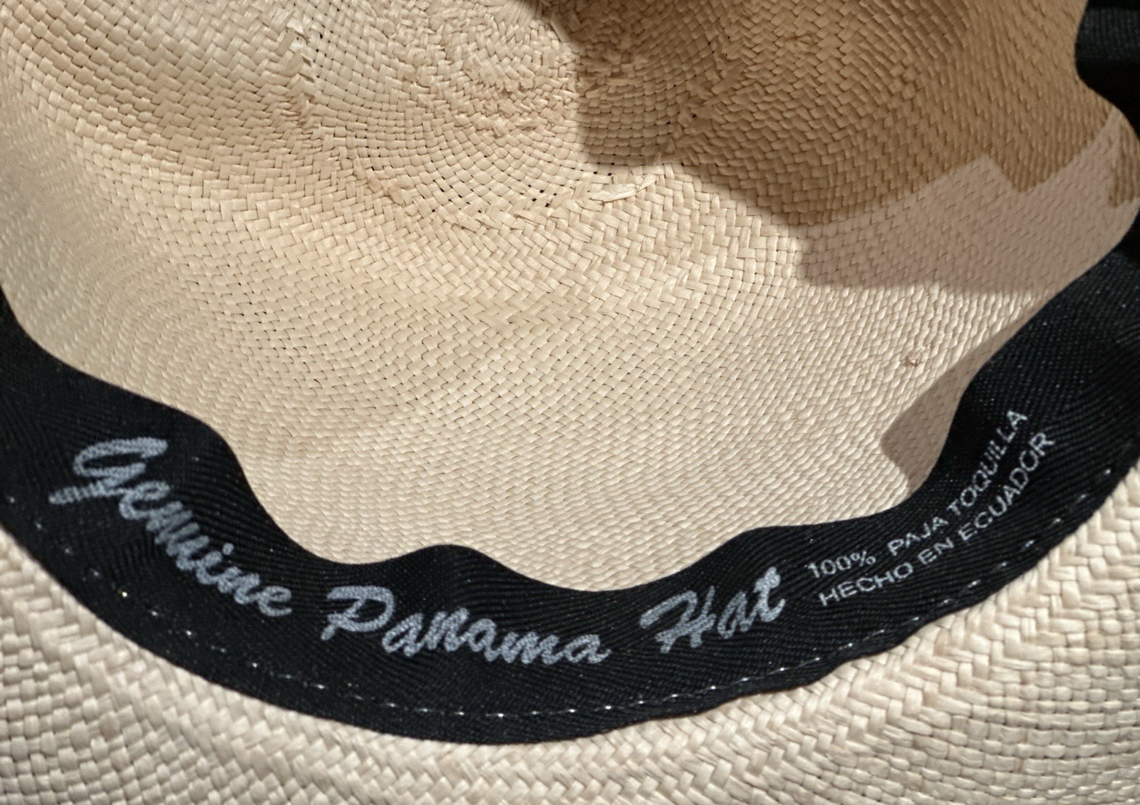 NEW PANAMA HAT 100% HANDMADE GENUINE PAJA TOQUILLA STRAW MADE IN ECUADOR