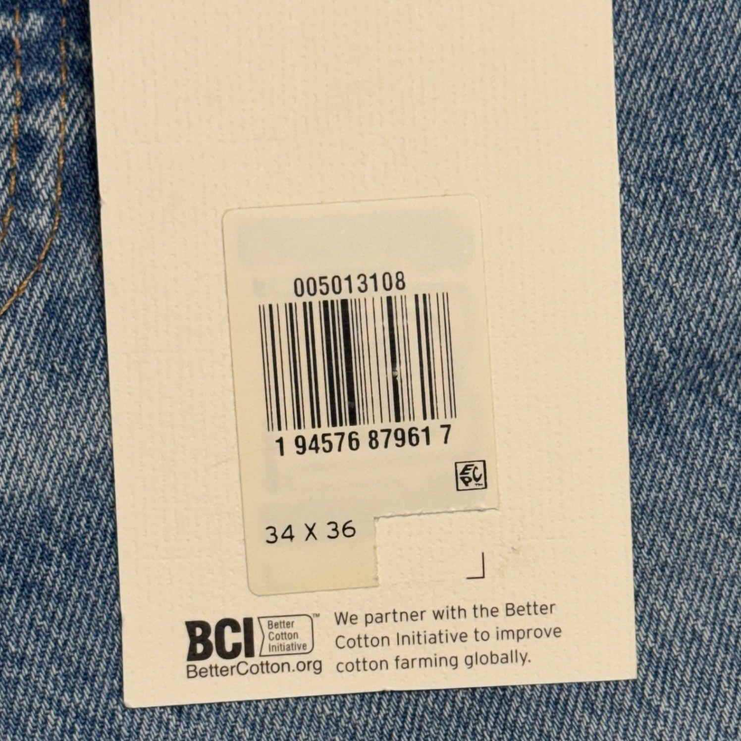 Levis Premium 501 Original Mens Light Wash Straight Leg Stretch Jeans 34×36