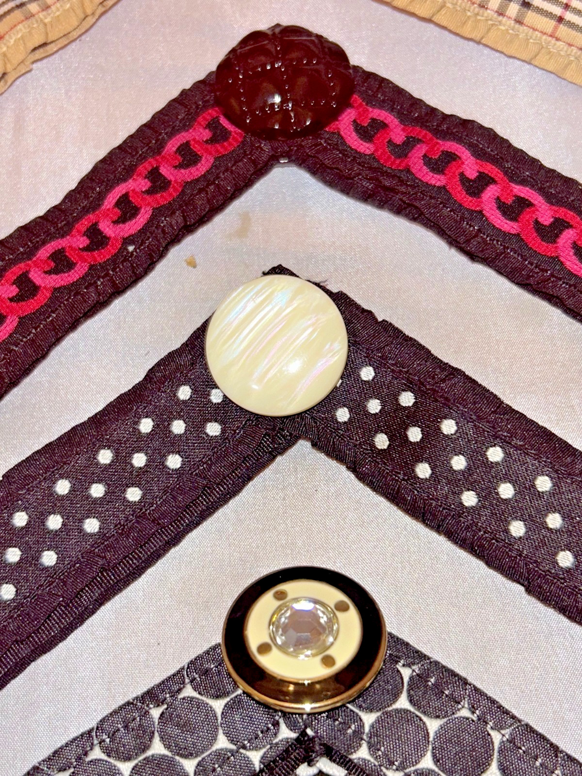 Lot of 4 Lindsay Phillips Interchangeable Switchflop Straps Size Large 9 10