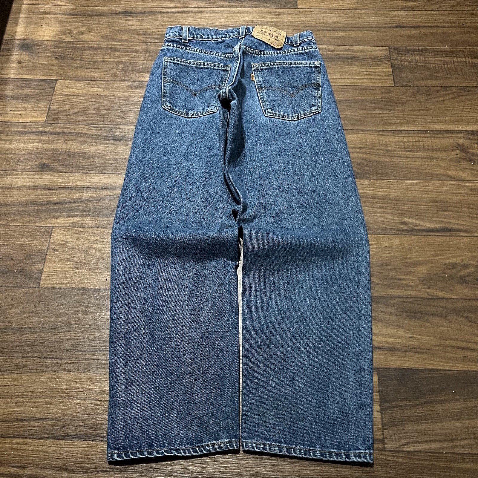 VTG Levi’s 565 Orange Tab Loose Wide Leg (30×30) Made In USA Medium Blue Jeans