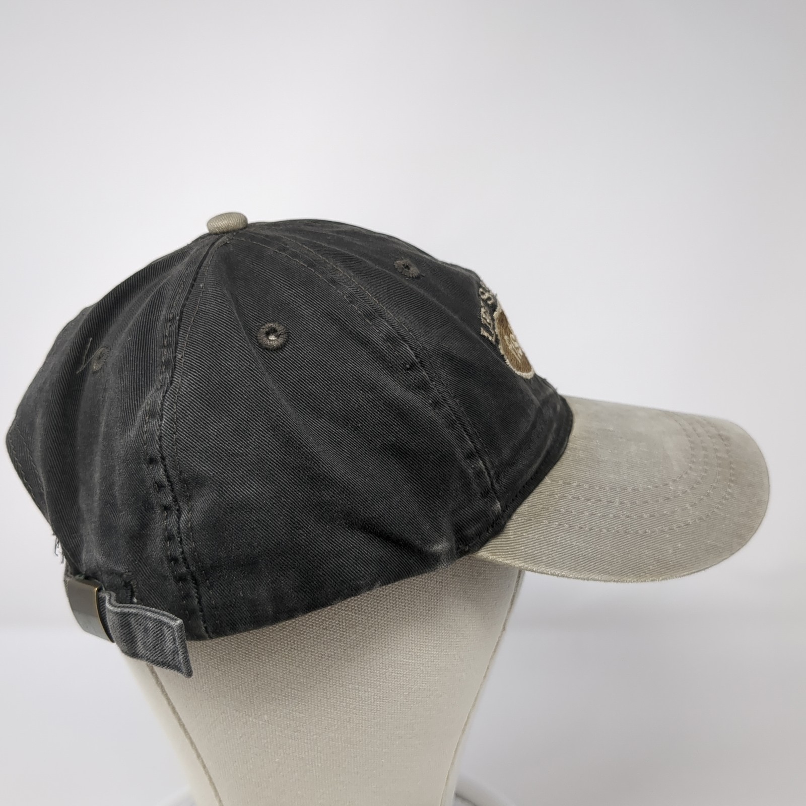 Life’s Too Short Fish Naked Slideback Baseball Cap Gray One Size Adjustable Otto