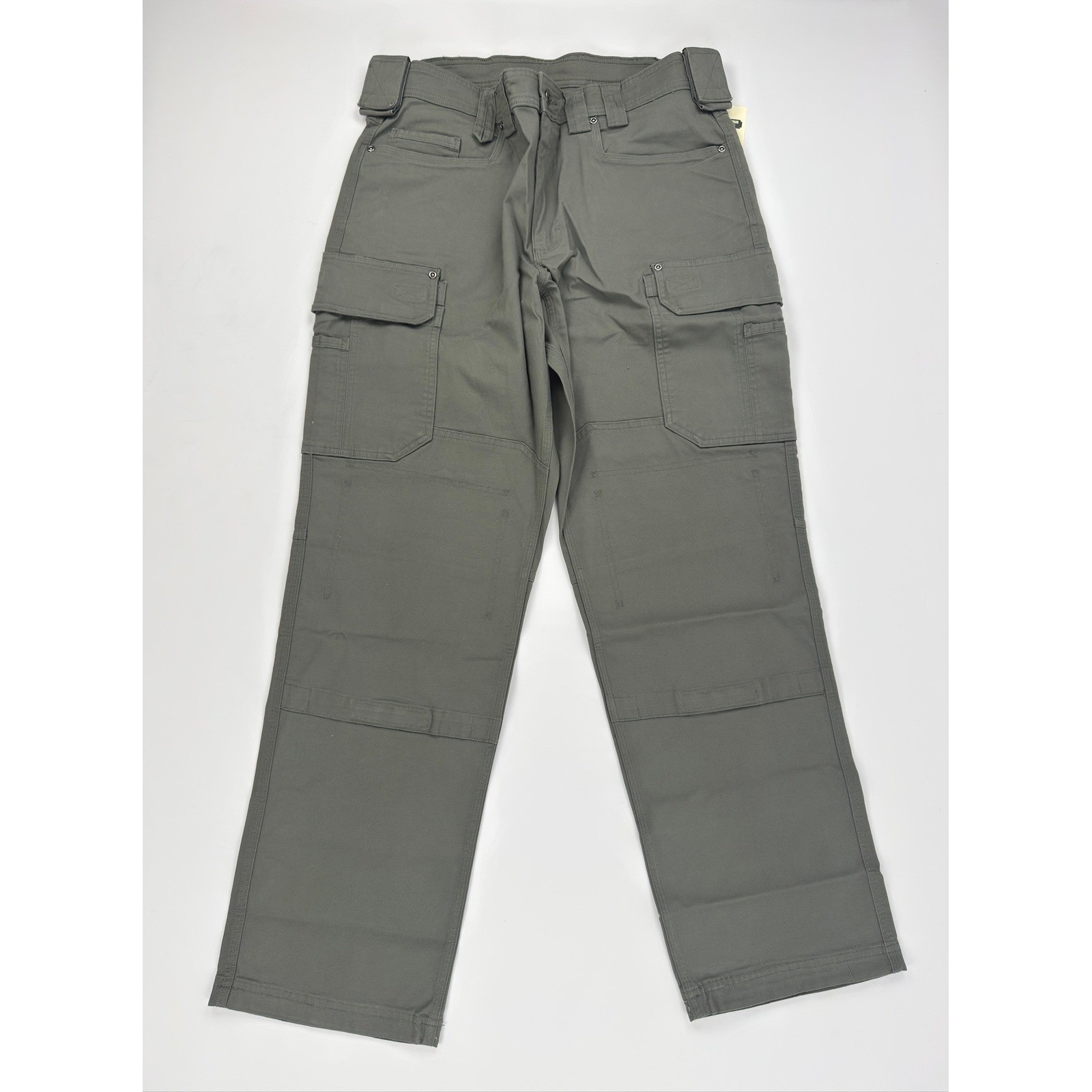 Duluth Trading Co Fire Hose Ultimate Cargo Pants Relaxed Fit Gunmetal Grey 35×34