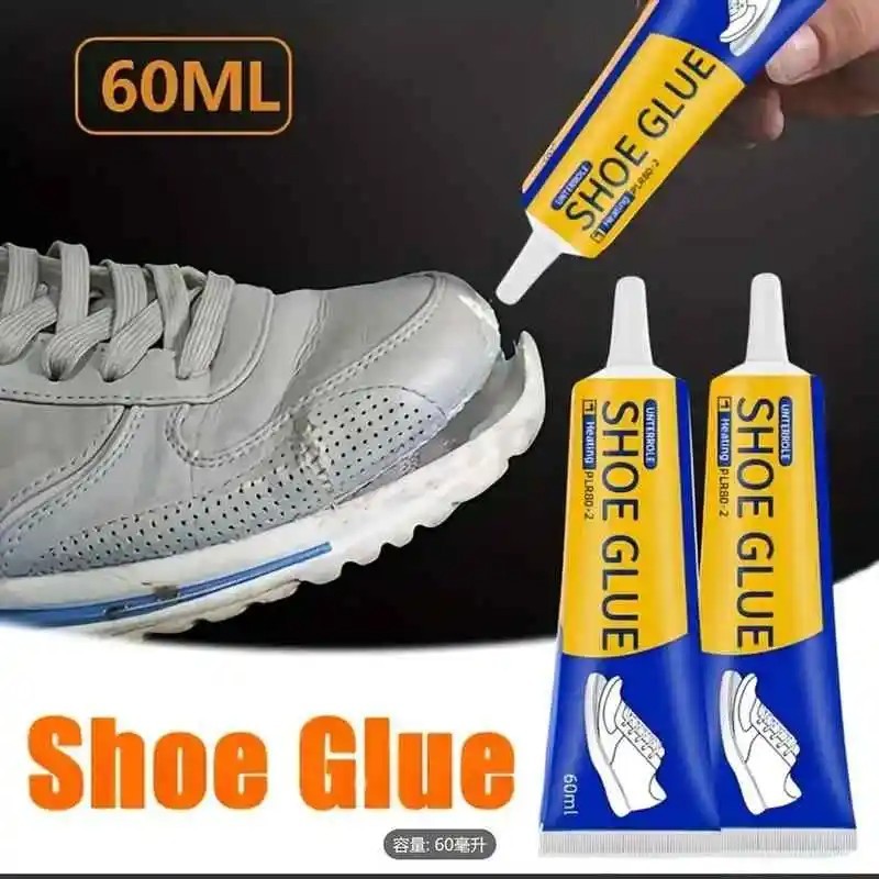 2pcs Strong Shoe Glue 60ml Waterproof Fast Dry Repair Adhesive Sneaker Boot