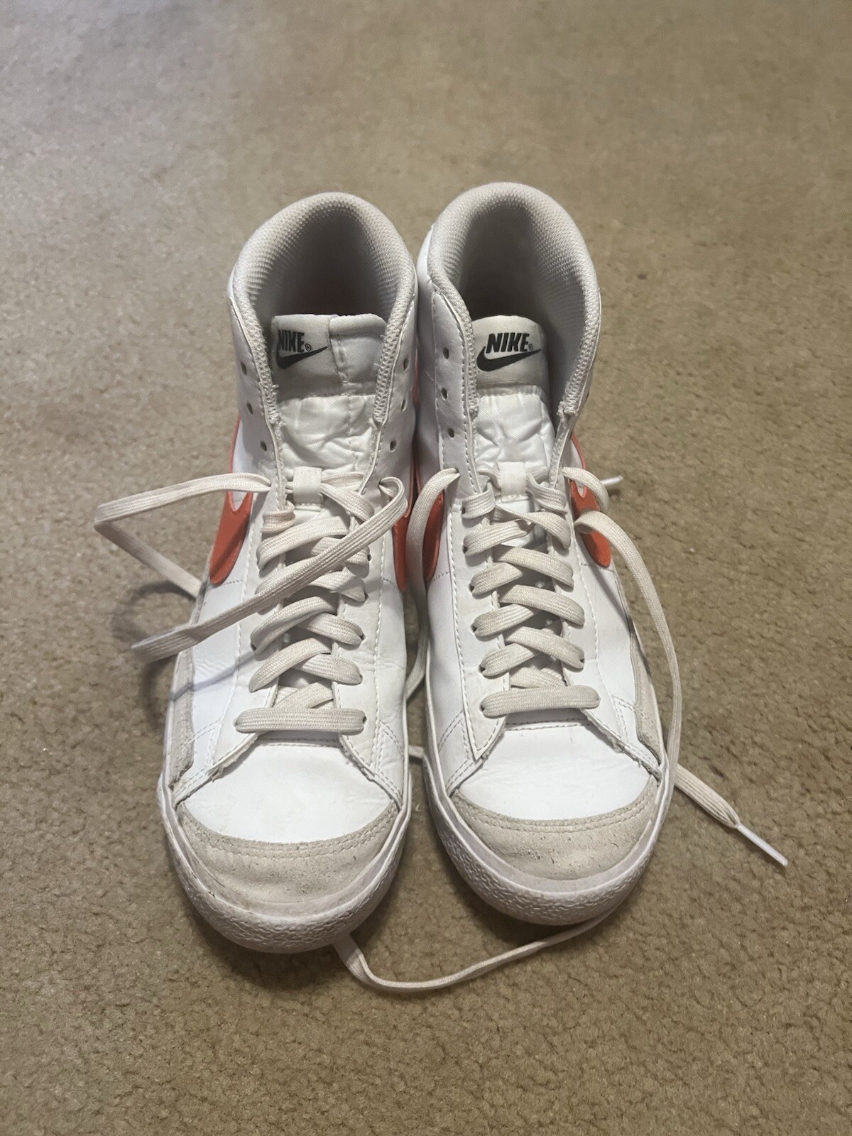 Size 6.5 Y – Nike Blazer Mid ’77 Vintage White Blue Red 2022