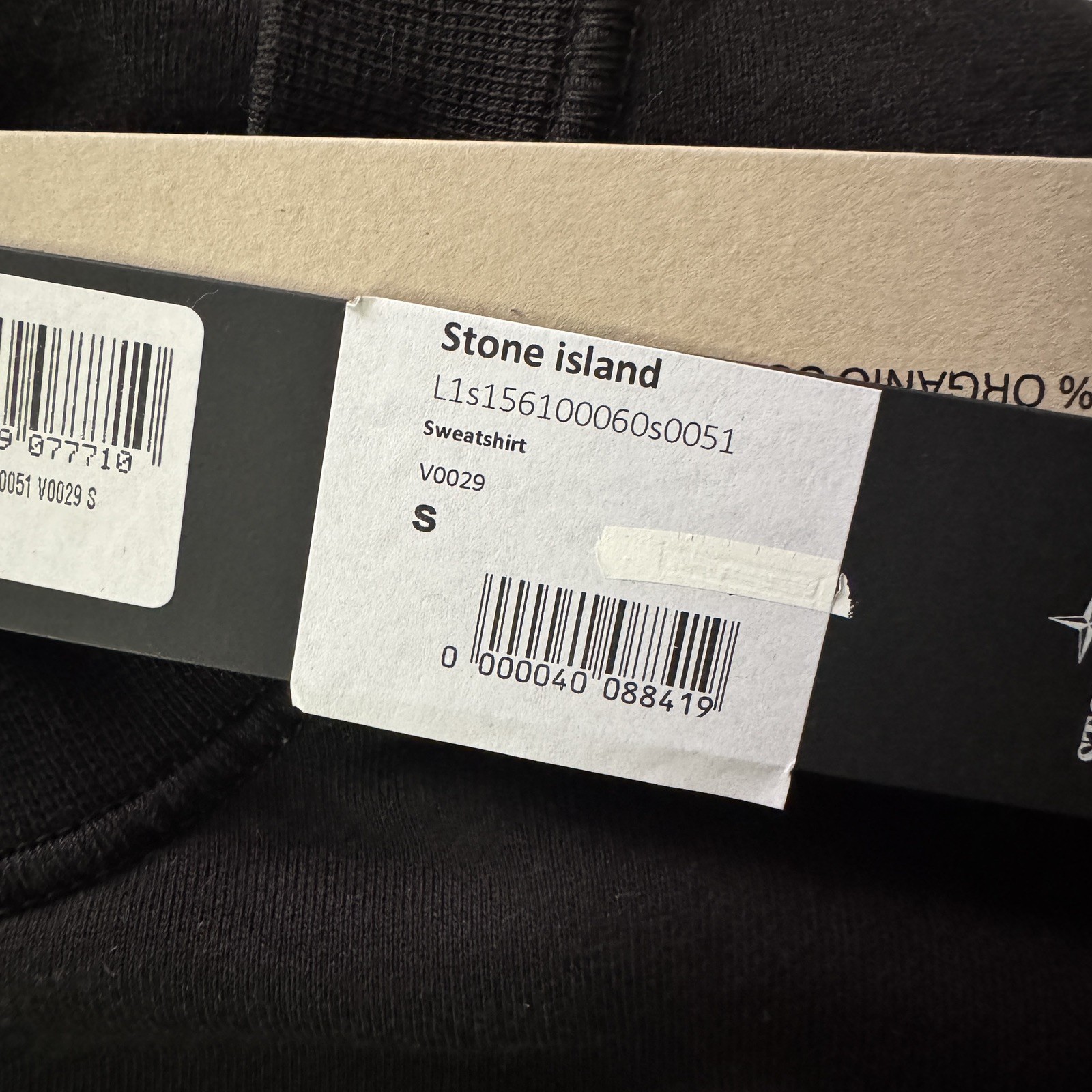 Stone Island Logo Patch Crewneck Sweatshirt: Men’s size small