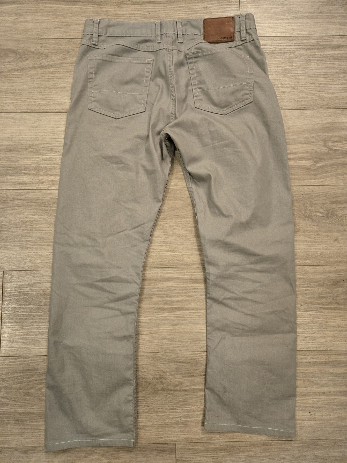 Gustin Japan Feather Steel Denim 5-Pocket Pants Mens 37×30 Jeans #285 Button Fly