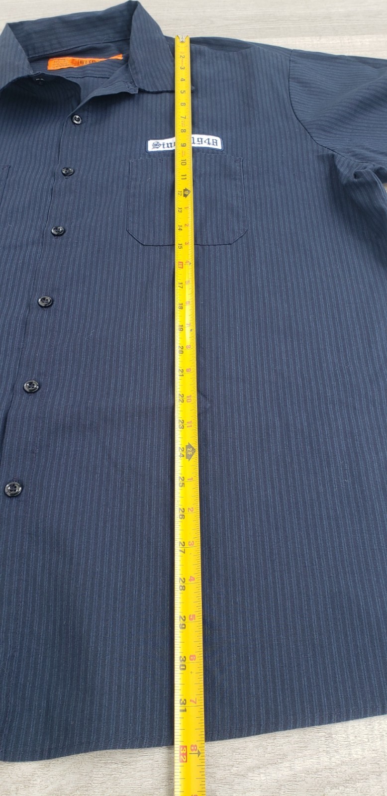 In-N-Out Burger 75th Anniversary Work Shirt 2023 Men’s 2XL Navy Button Front
