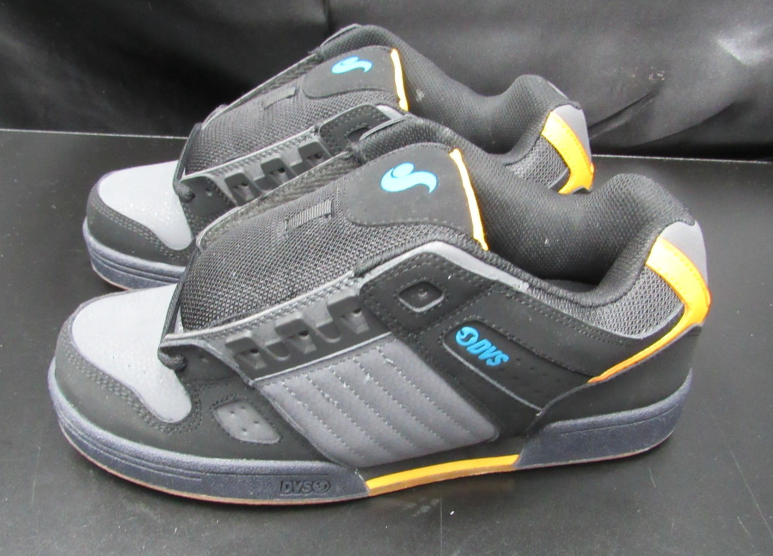 DVS Skateboard Shoes Celsius Black/Orange/Blue Men’s 9 972