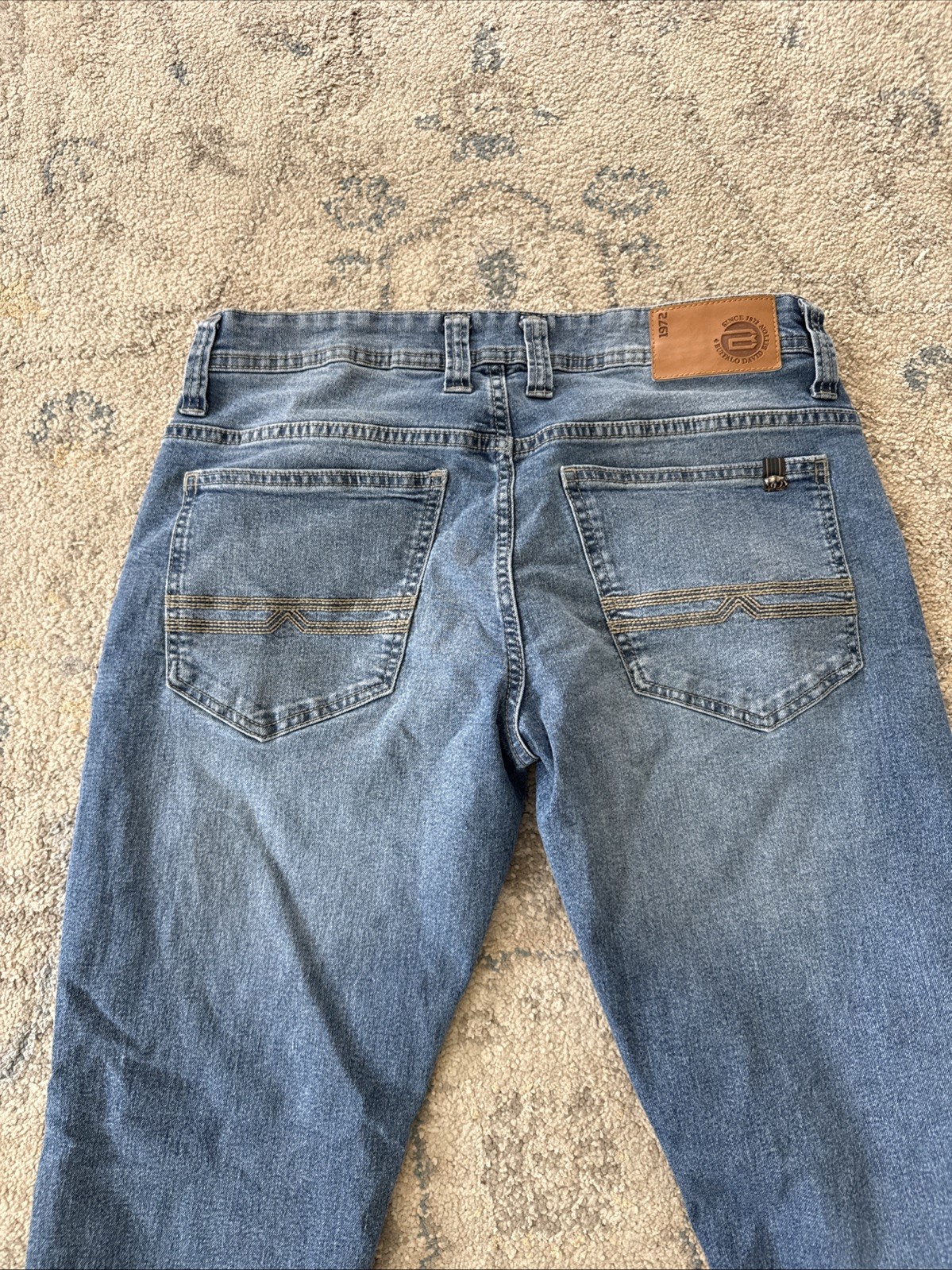 Buffalo David Bitton Evan-X Men’s 30×30 Slim Straight Stretch Jeans Blue
