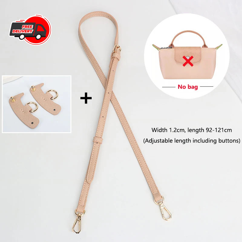 Longchamp Mini Leather Shoulder Crossbody Bag Strap Set Replacement Accessories