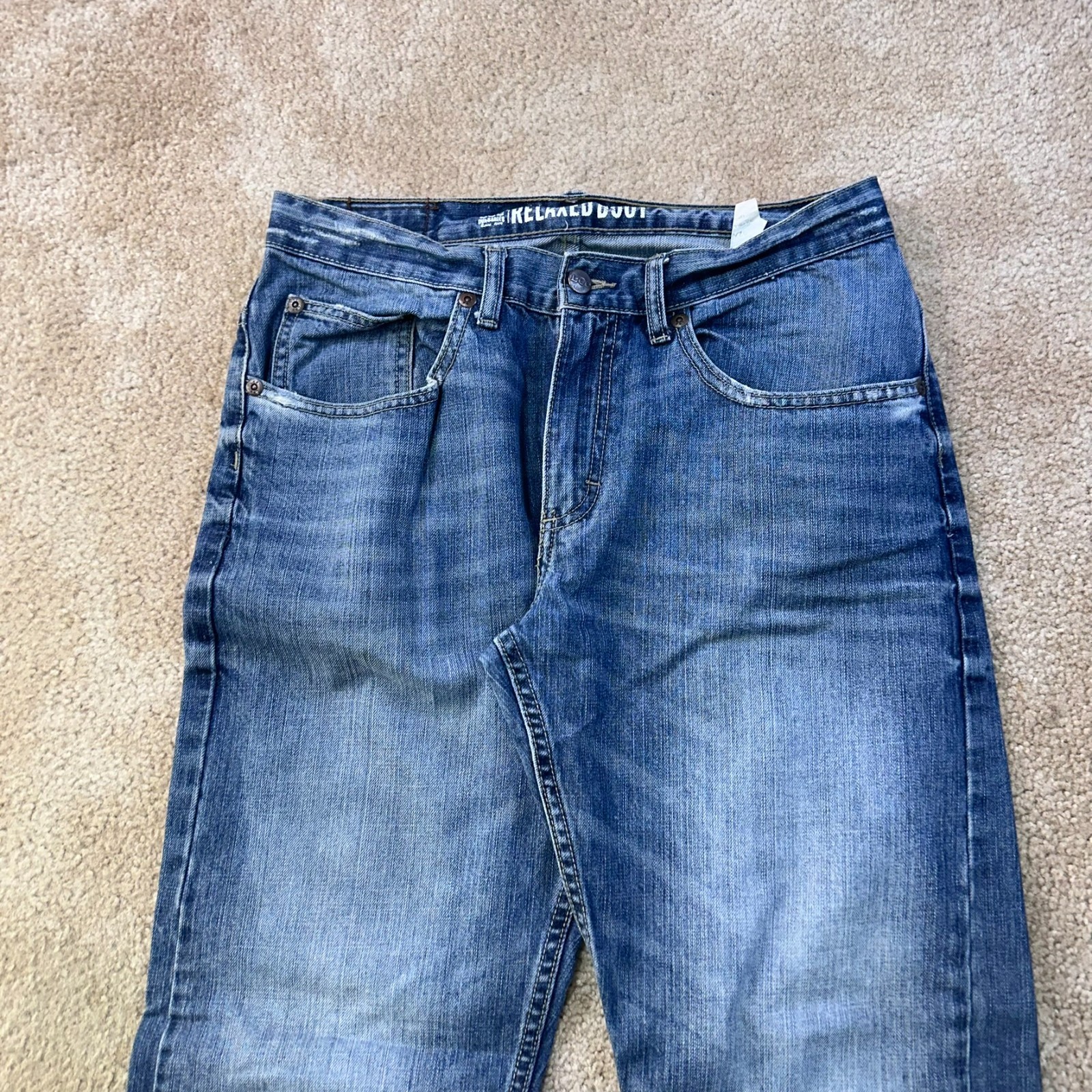 Lee Relaxed Bootcut Jeans Men’s 32×32 Blue Denim