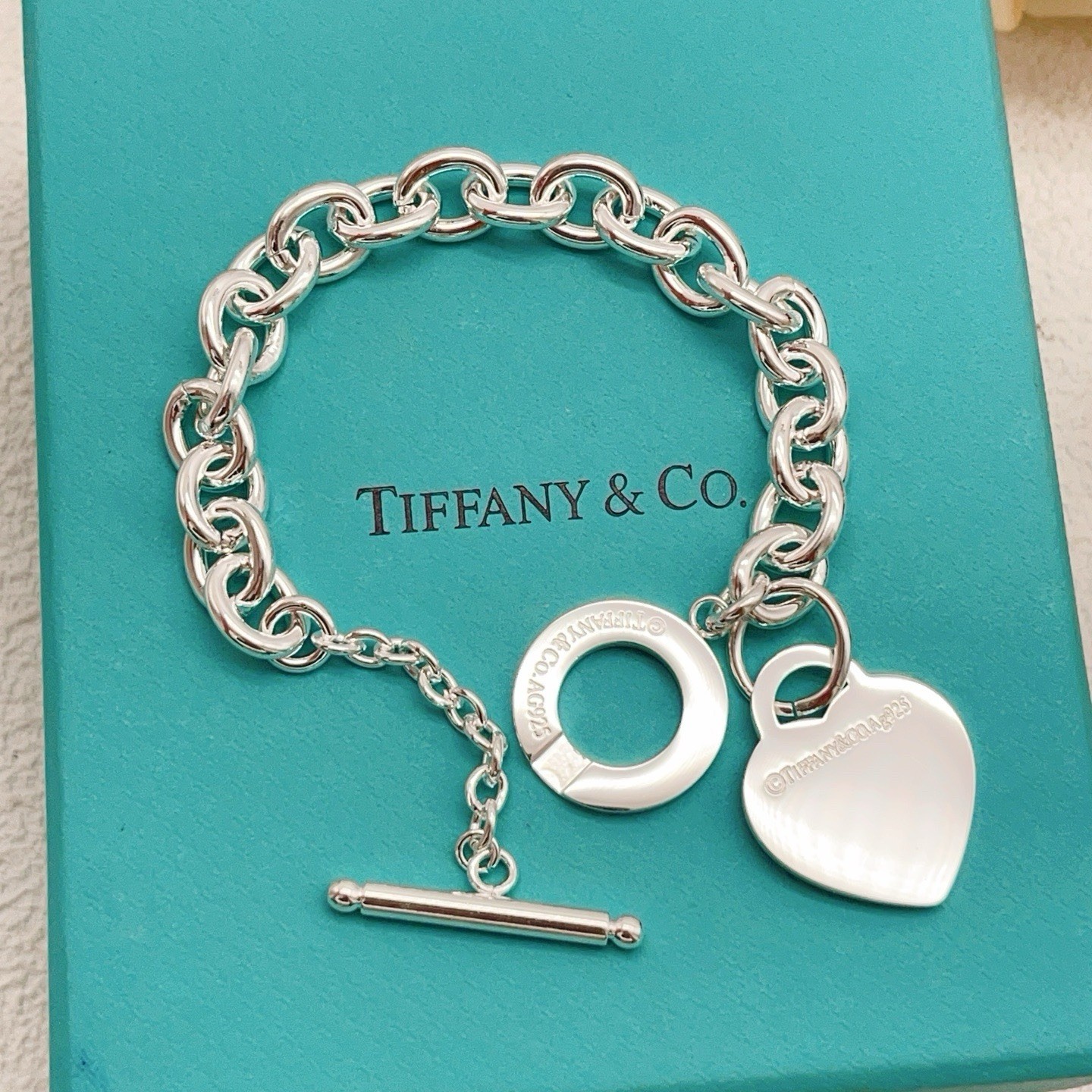 Tiffany & Co Return to Tiffany Heart Tag Toggle Necklace