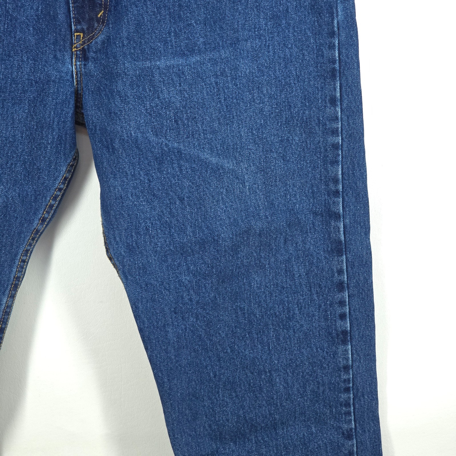 Levi’s 505 Denim Jeans Mens 42×29 (44×29) Dark Wash Regular Fit Straight Leg