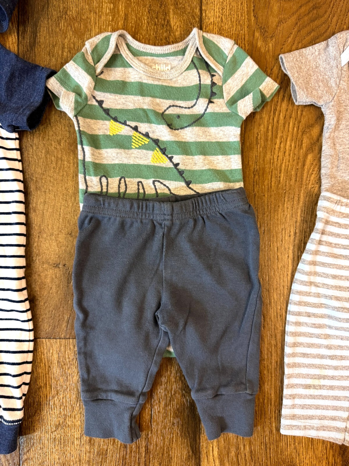 Gerber Baby Boy Clothes 0/3 Months Outfits Bodysuits Pants Rompes Hat Lot Bundle