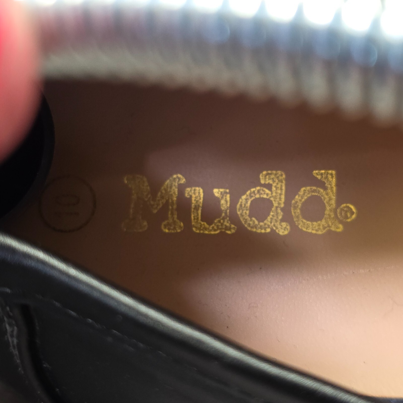 Mudd Loafers Womens 10M Black Faux Leather Slip On Chunky Platform Academia Y2K
