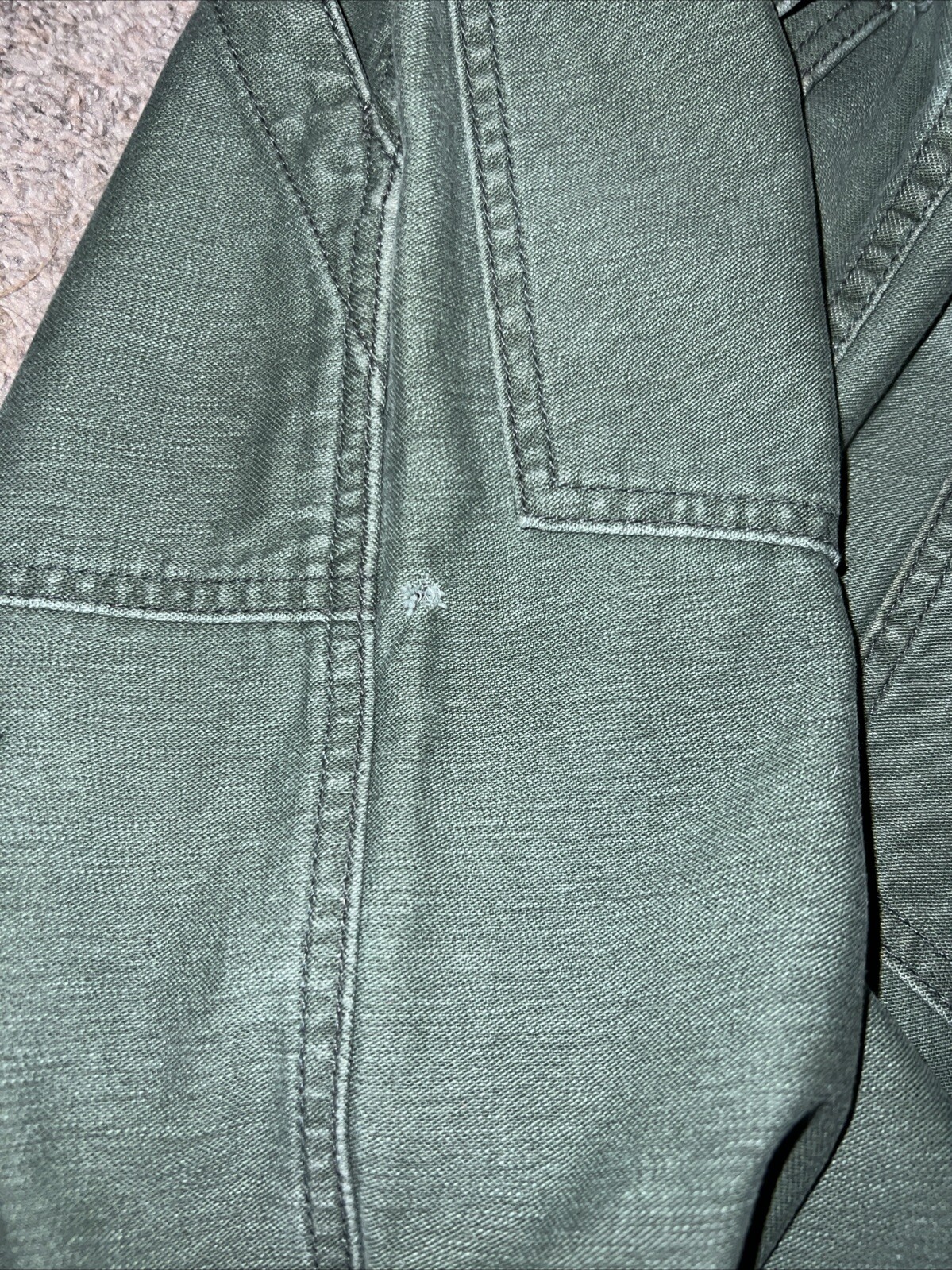 Mother Roger That RTH. Size 2/25 small hole under left pocket . NWT ￼