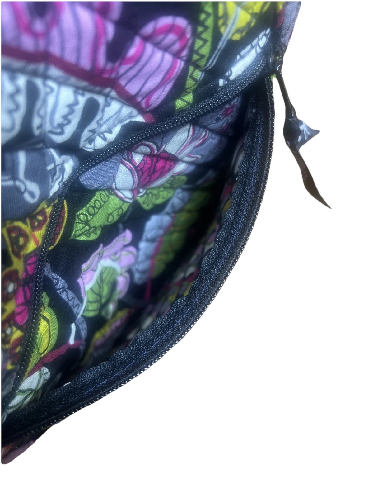 NWT Vera Bradley (2014) Retired Moon Blooms Floral Print Turnlock Tote Boho Chic