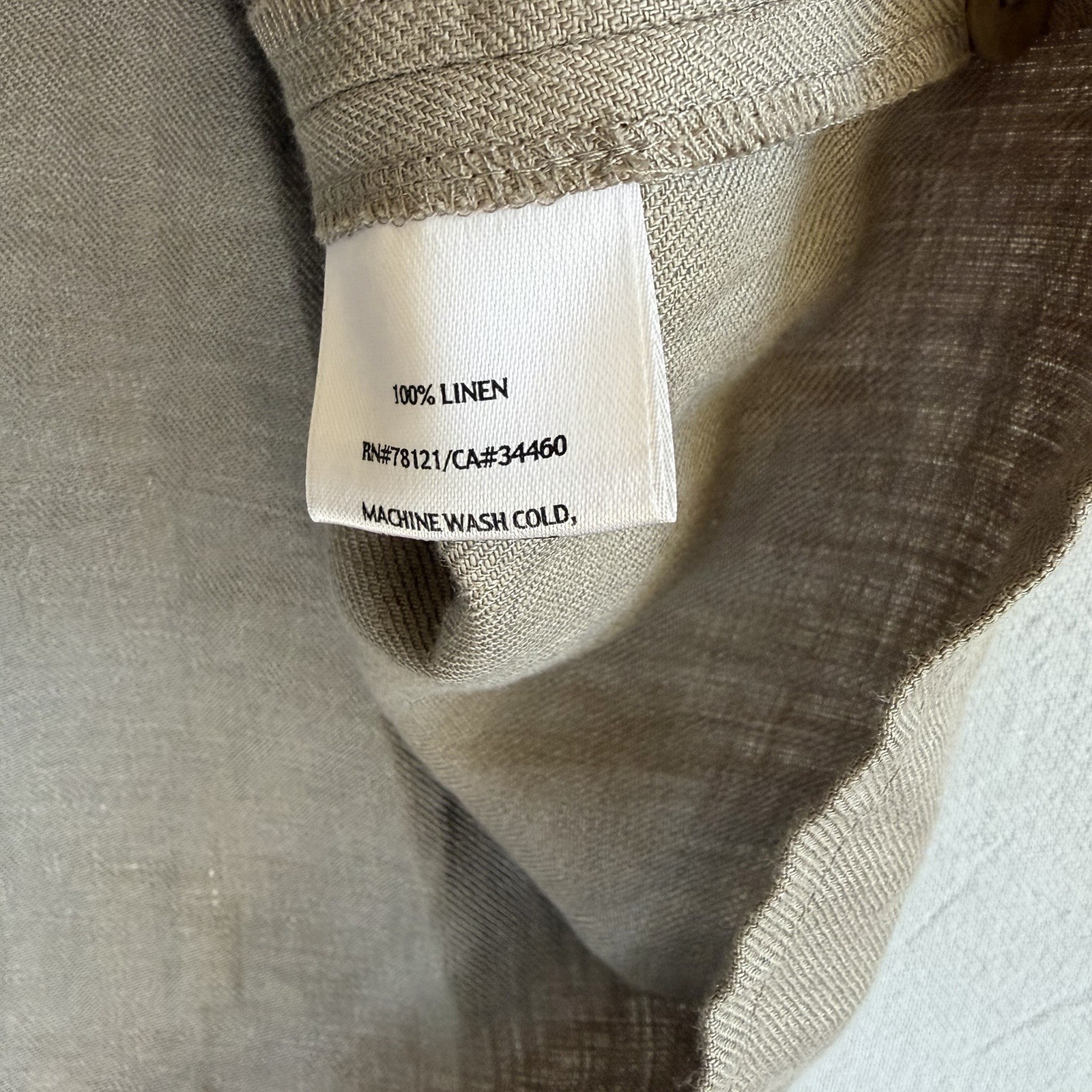 Eileen Fisher Skirt 2X Brown Washed Linen Twill NWT Midi Angled Yoke Zip A Line