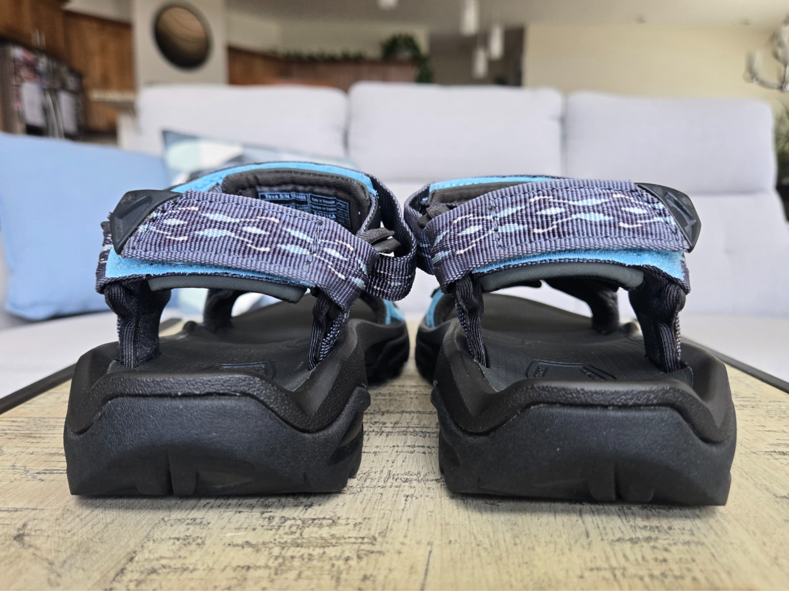 Teva Terra Fi Womens Hiking Sandals US 6.5 / EU 37.5 Blue Excellent Condition