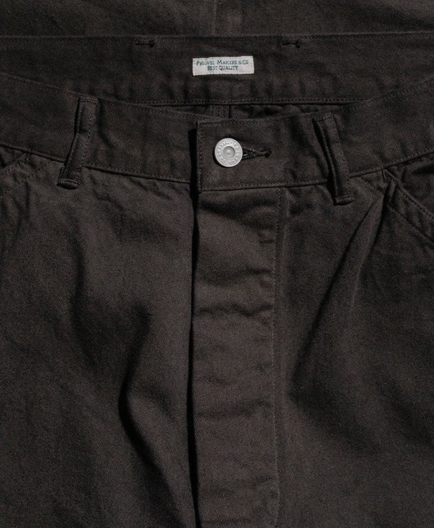 PHIGVEL Denim Painter Trousers Dust Black Size 2 (32) Used
