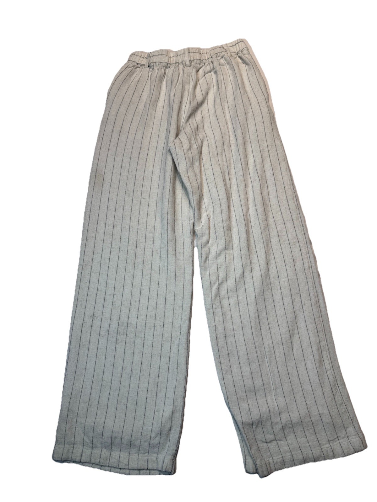 Z Supply Cortez Linen Blend Set XS Pinstripe Wide Leg Pants & Top Coastal Resort