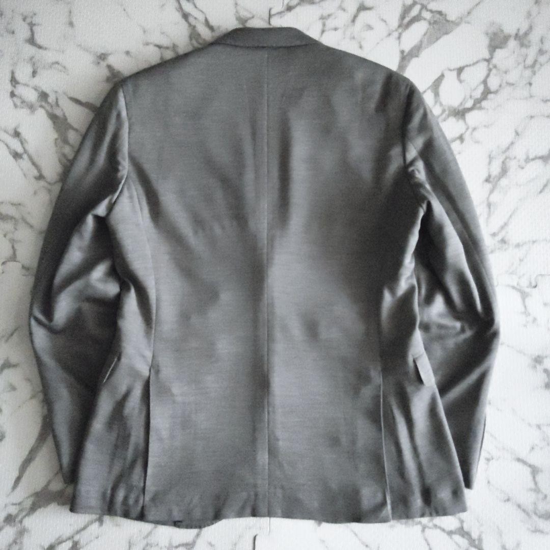 Authentic BLACK LABEL CRESTBRIDGE Gray Stretch Tailored Jacket Good Condition
