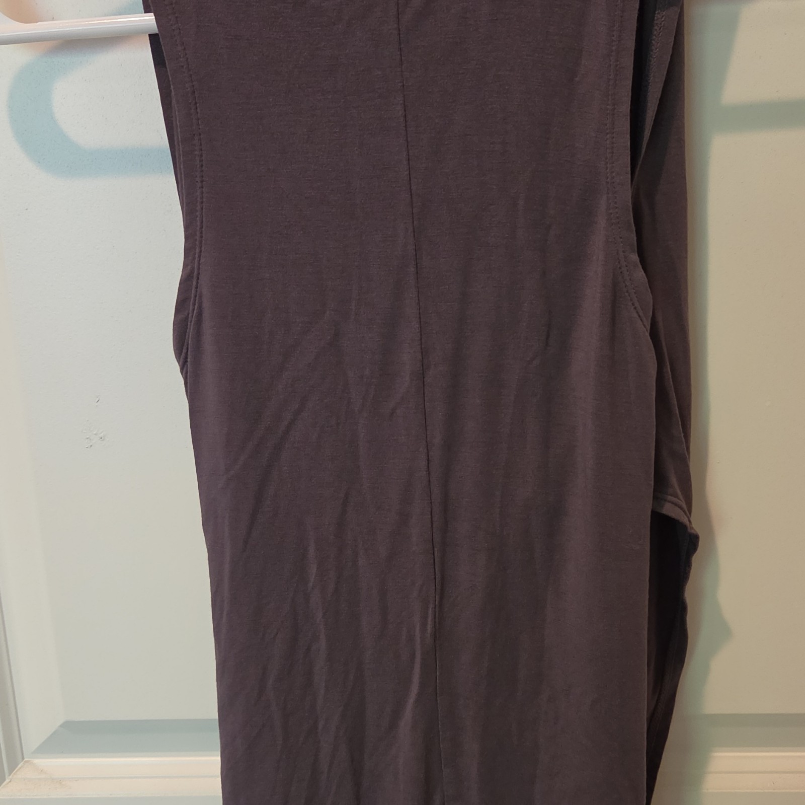 JoyLab Women’s Gray Solid Cowl Neck Sleeveless Tank Top XS Regular C20