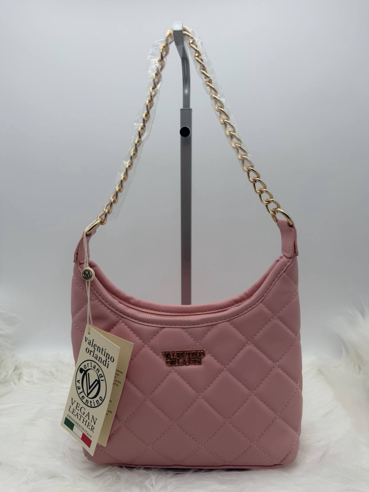 Valentino Orlandi Valencia Shoulder Bag PINK