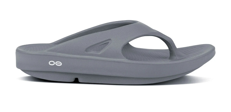 OOFOS OOriginal Thong Sandal Slate Mens and Womens Sizes M3/W5-M13/W15 NEW