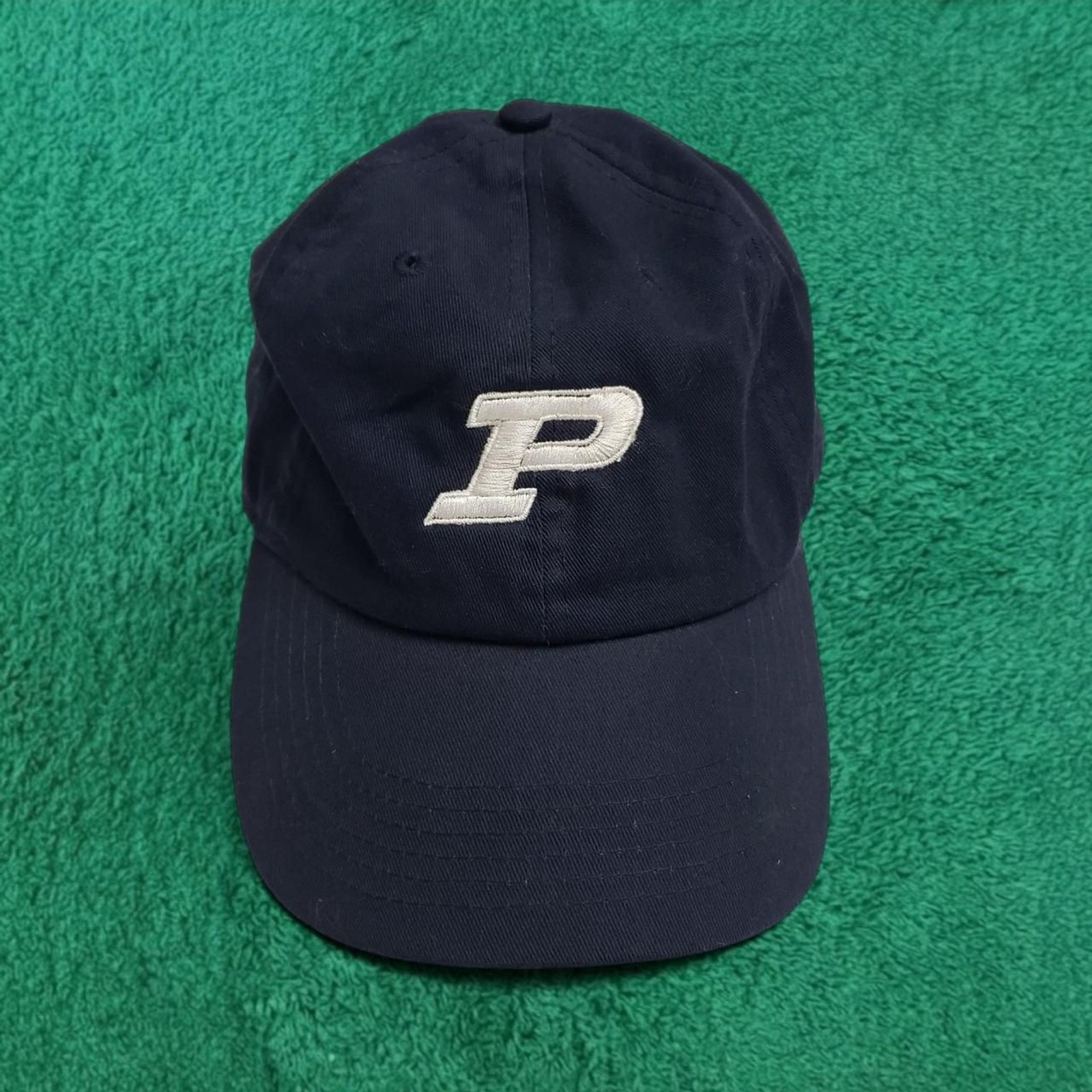 Purdue Boilermakers Hat Cap Navy Block P Embroidered NCAA Gelante Adjustable