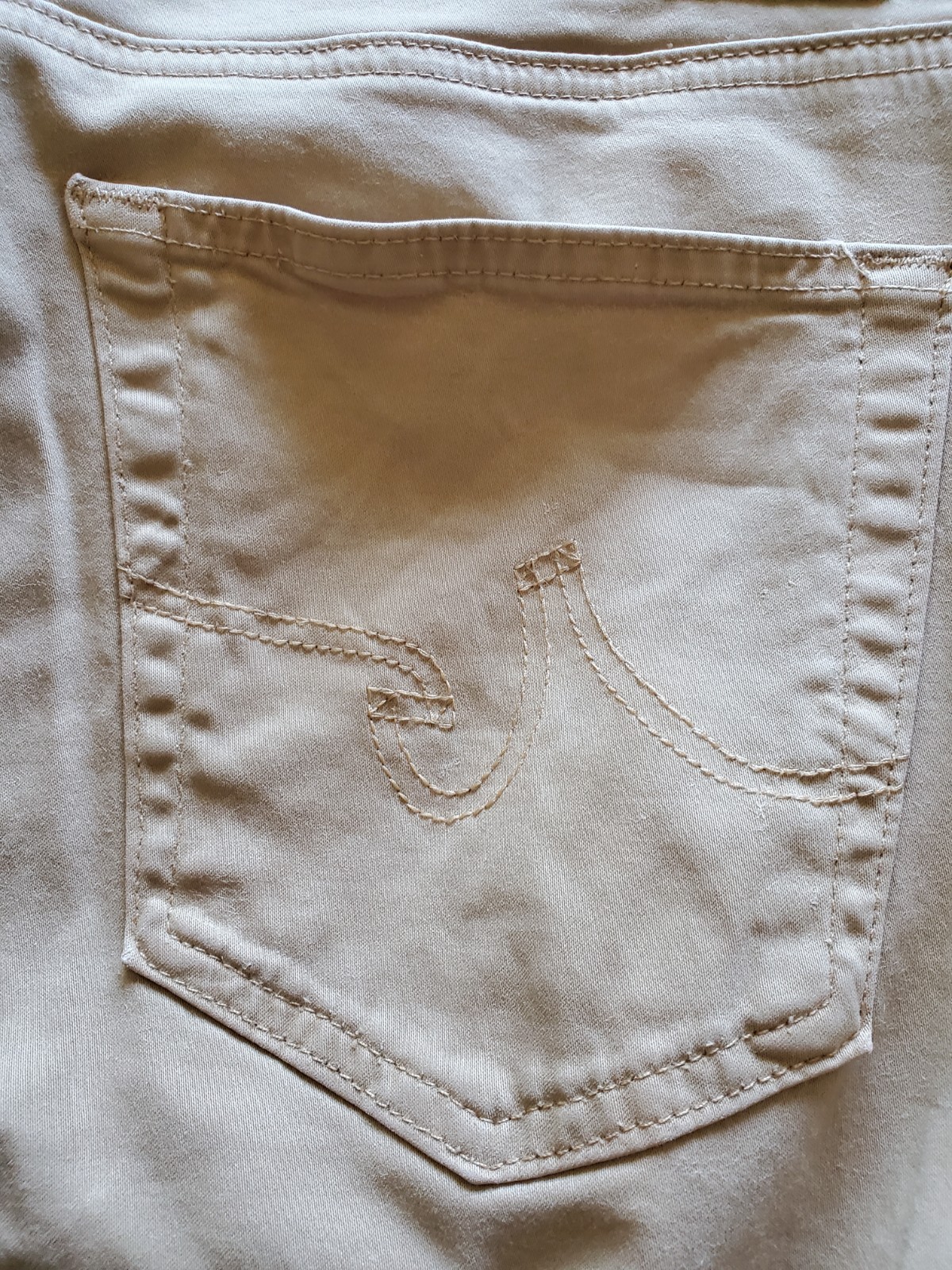 AG Los Angeles Men’s Pants Size 34×34 In Tan Color 97% Cotton 3% Elastane