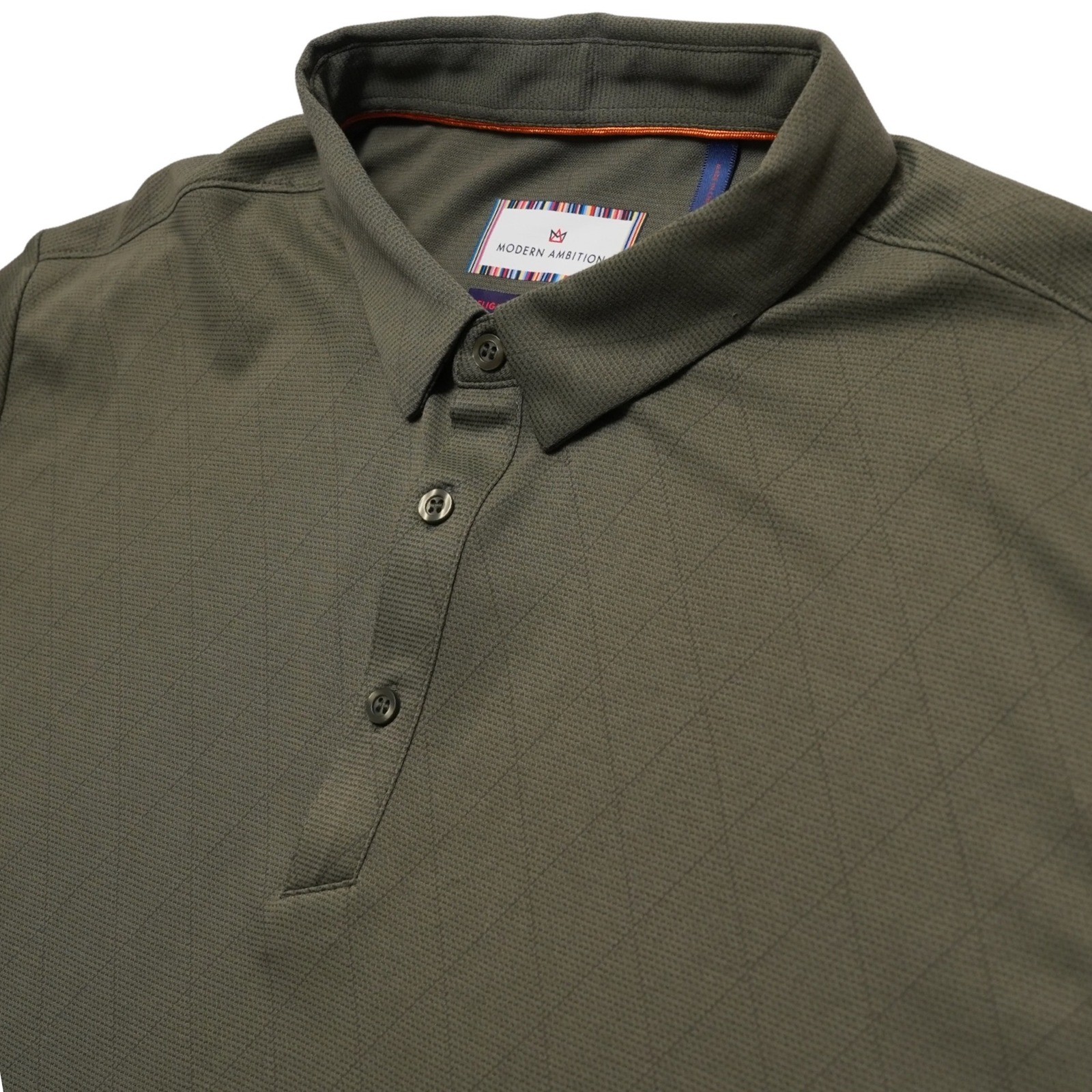 Modern Ambition Shirt Mens XXL Green Polo Technical Stretch Golf Casual