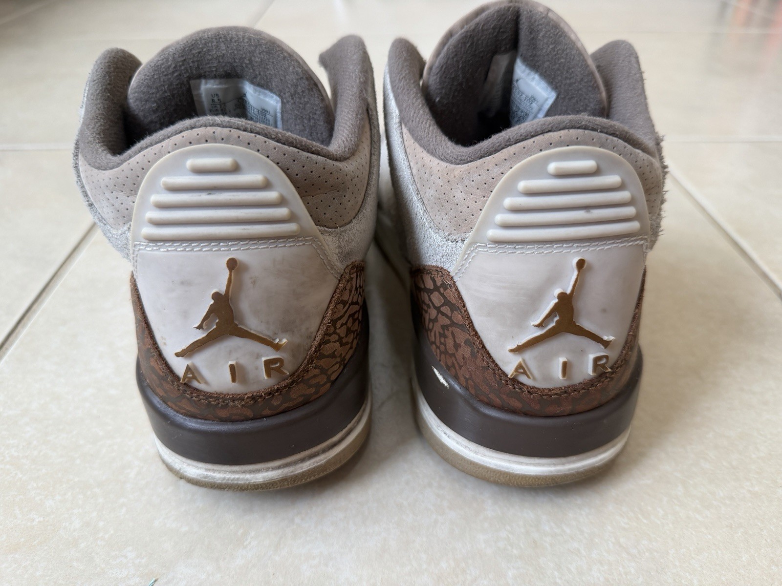 Air Jordan 3 “Palomino” Men’s Size 8.5 Pre-owned Sneakers CT8532-102