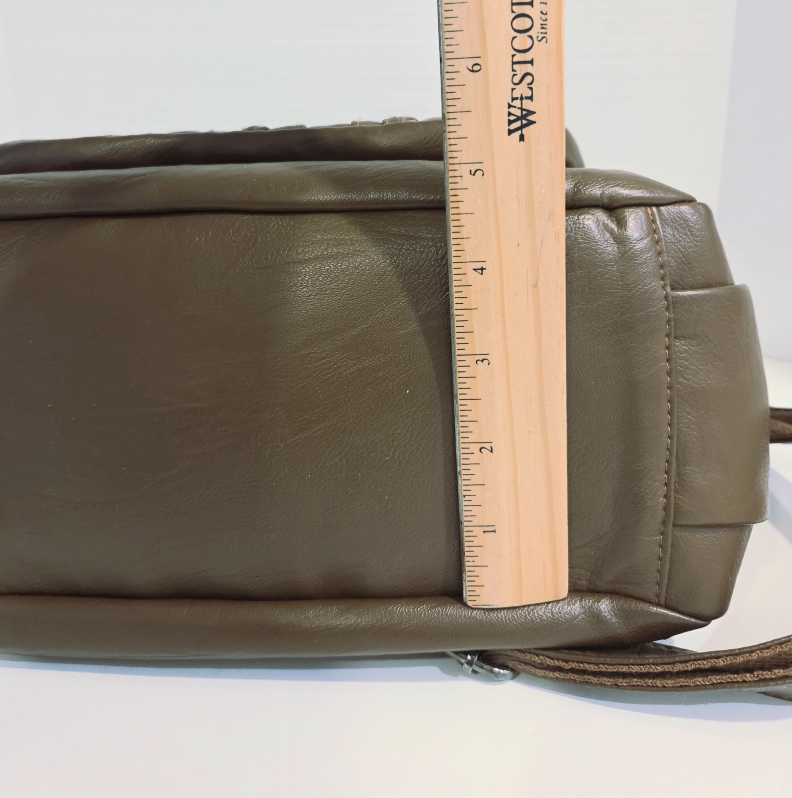 ELDA Purse Soft PU Leather Brown Ladies Crossbody Purse Multi Pocket READ