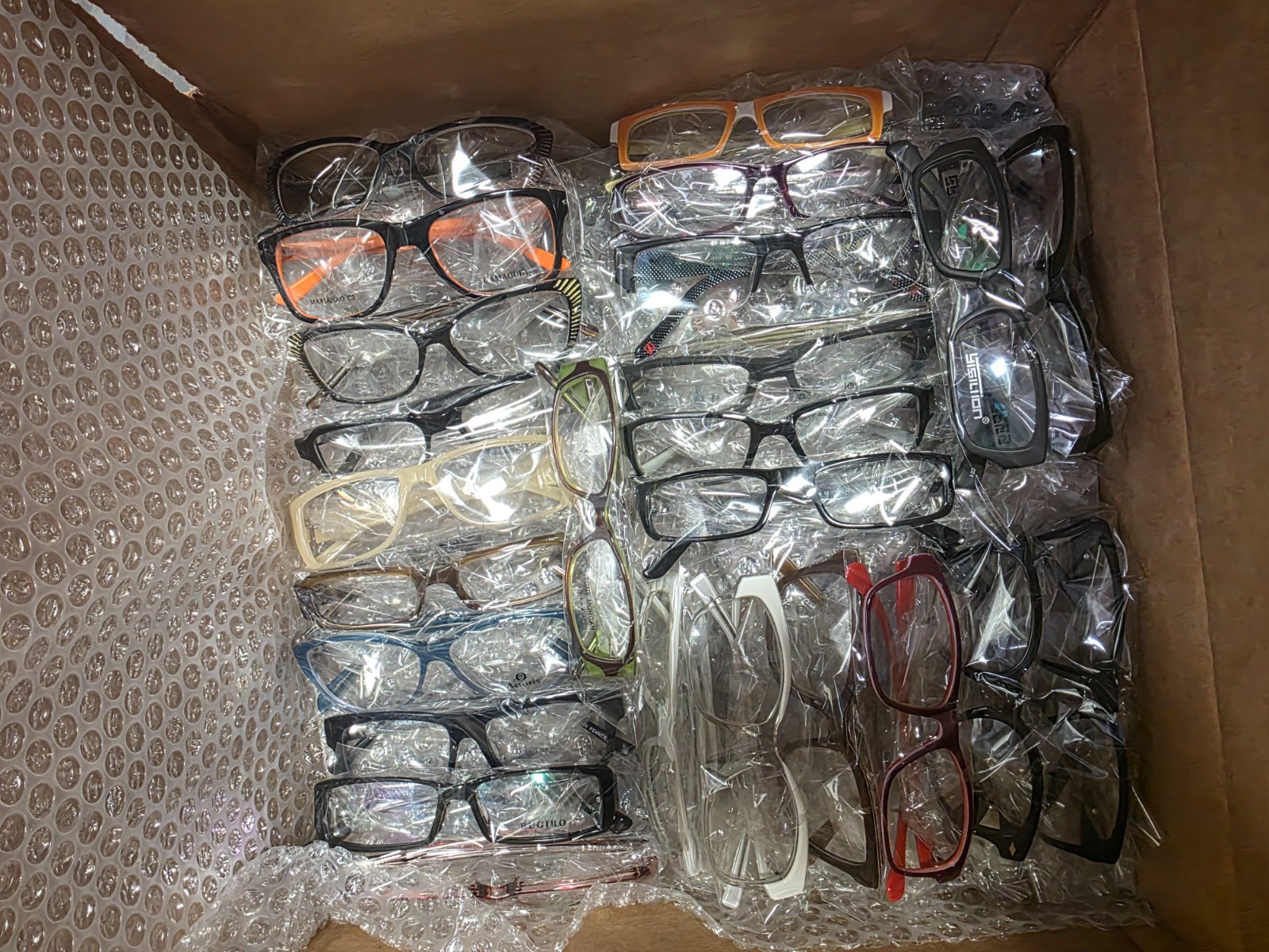 Bulk Lot 50 PCS Optical Frames New Mixed Styles TR90 Acetate Metal Wholesale Mix
