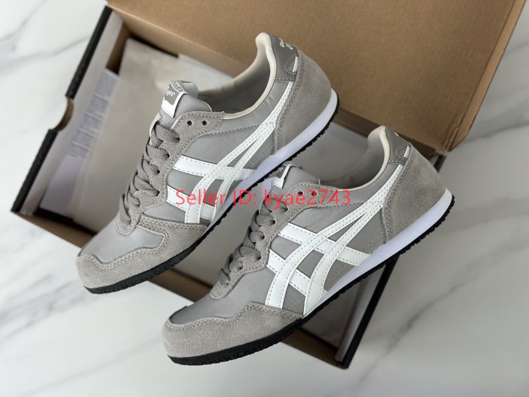 NEW Onitsuka Tiger SERRANO Mens Womens Sneakers Gray/White 1183B400-22