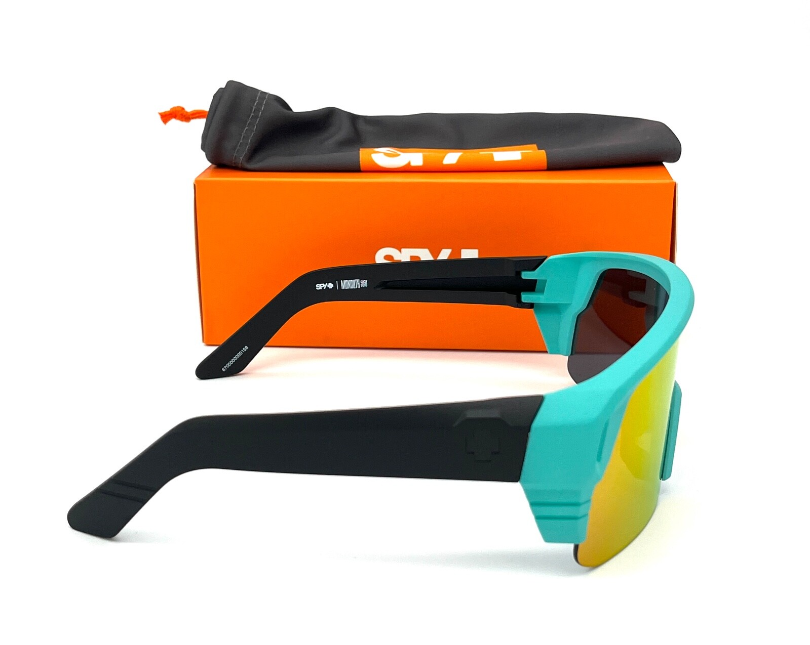 SPY MONOLITH 5050 Matte Teal / Happy Gray Green Pink 142mm Sunglasses