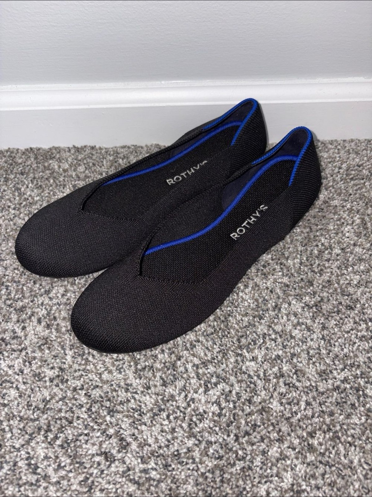 Rothy’s The Flat in Black Knit