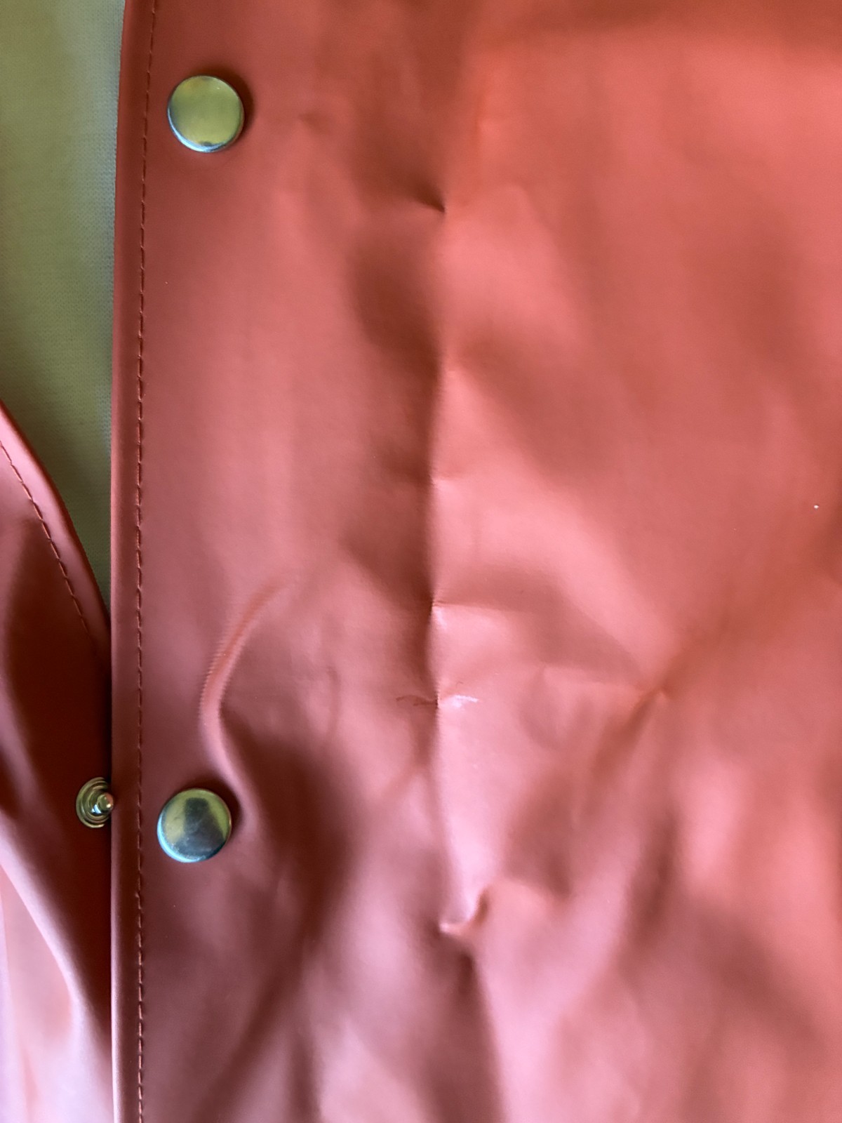 Stutterheim Orange Raincoat Mens Small