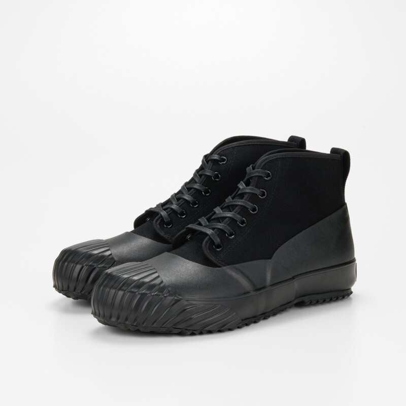 MOONSTAR FINE VULCANIZED ALWEATHER RF BLACK Sneakers Kurume Japan