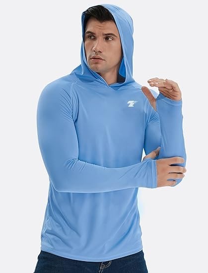 3 Pack Men’S Lightweight Pullover Hooded Tees – Long Sleeve Sweatshirts for Gym,